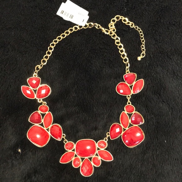Macy's Jewelry - NWT Red Boldstone Necklace